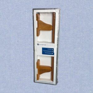 NWT Glacier Bay 18 Inch Solid Oak Towel Bar